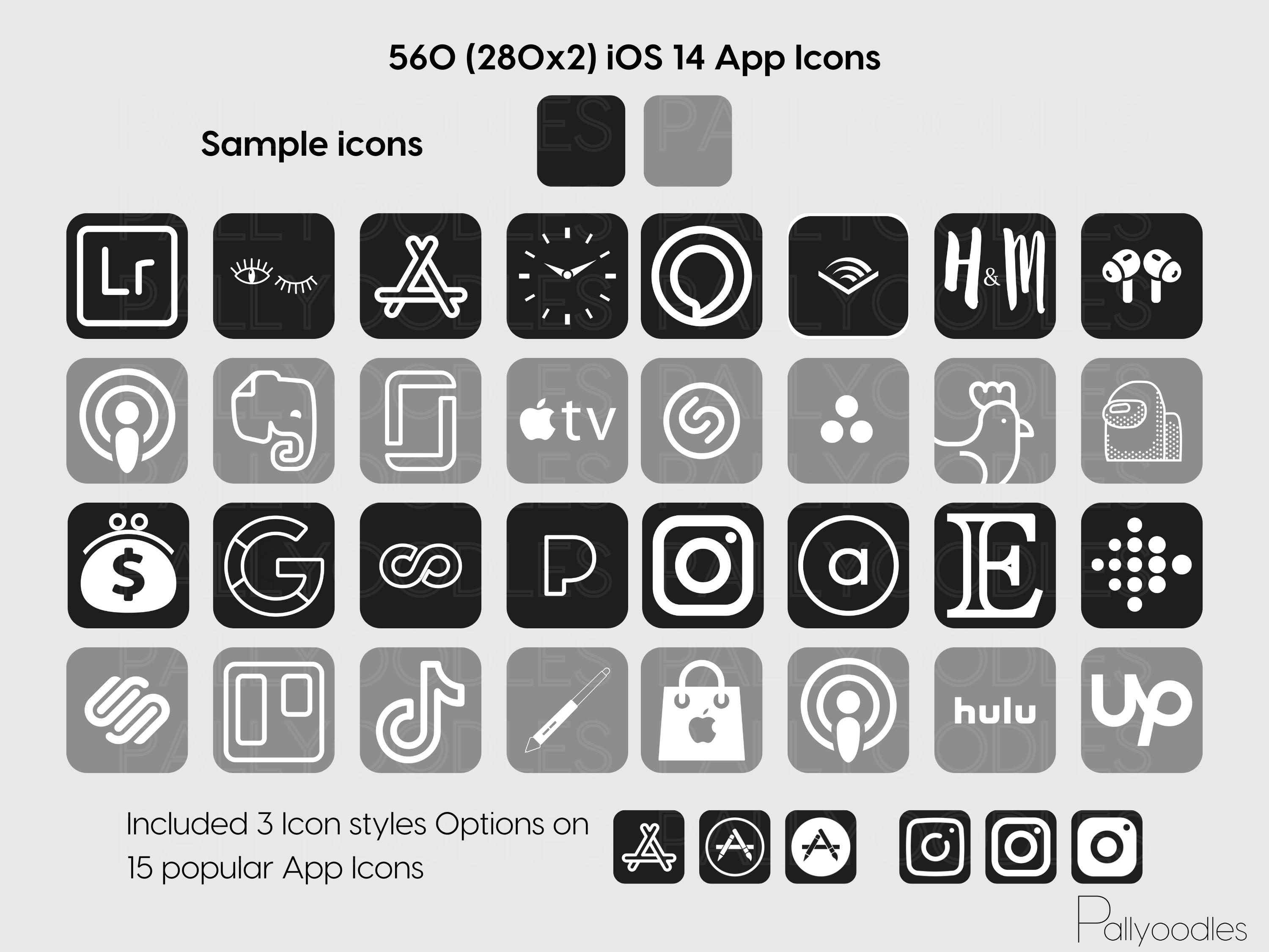Black Boho Aesthetic Ios 14 App Icons Pallyoodles - roblox app icon aesthetic black and white