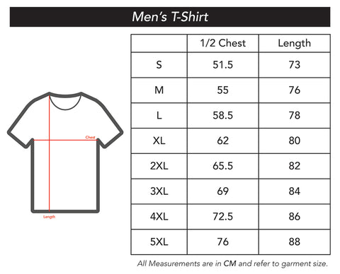 PBR Shop - Size Charts – PBR Australia Shop