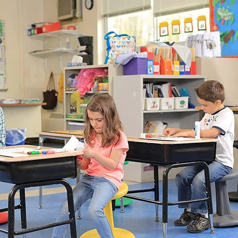 Wobble stools offer flexible seating in any classroom