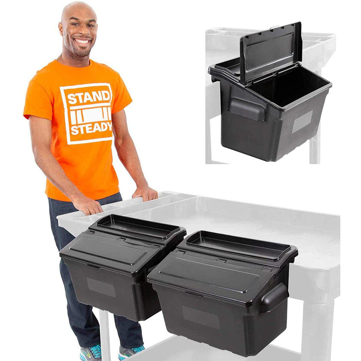 Tubstr Utility Cart Storage Bins - 2 Pack – Stand Steady