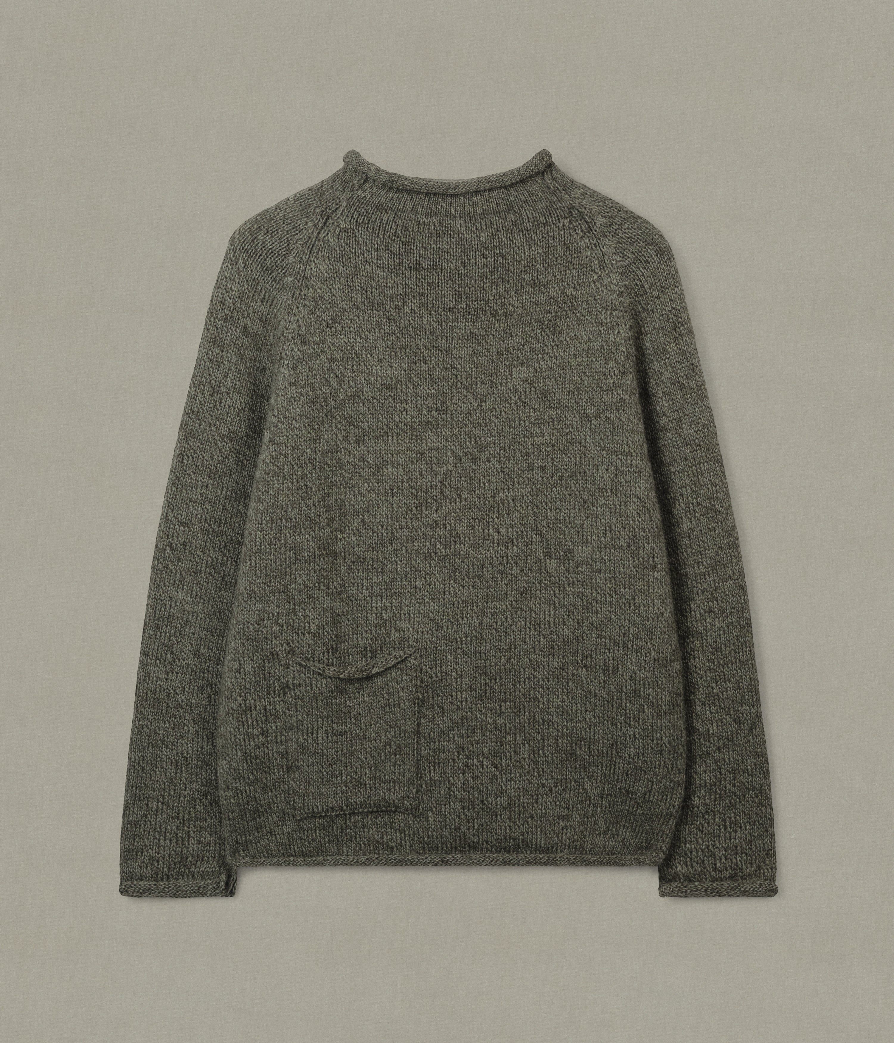 Fisherman Sweater, Charcoal – XENIA TELUNTS