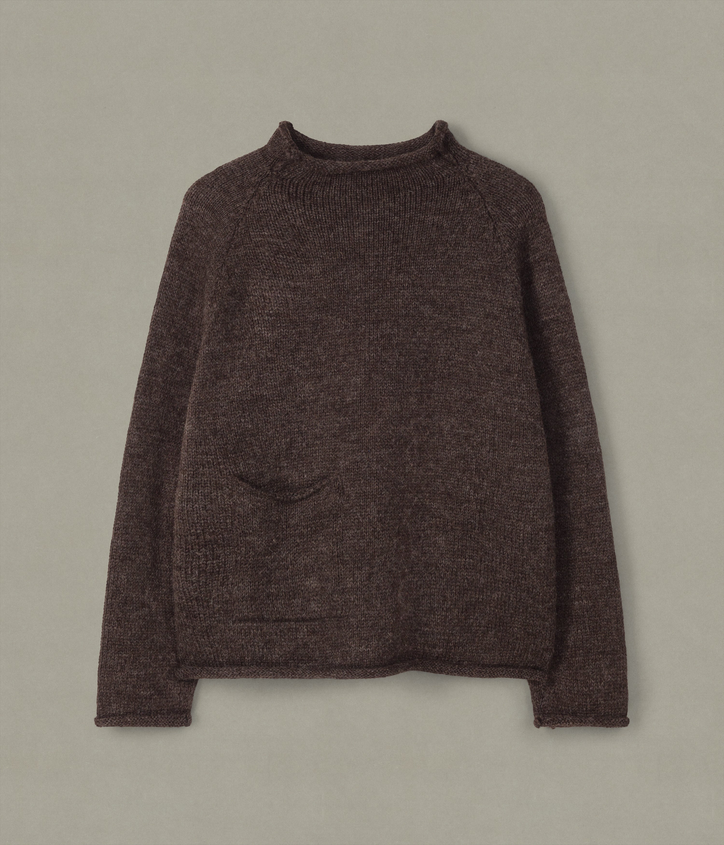 Indigo Cotton Fisherman Sweater, Black – XENIA TELUNTS