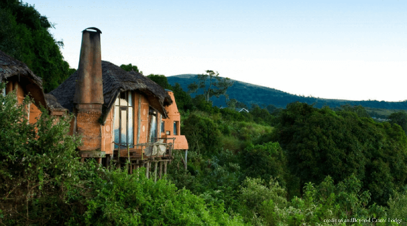Lodge located in the mountains of Tanzania