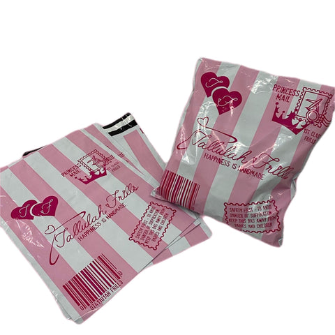 two colour personalised mailing bags
