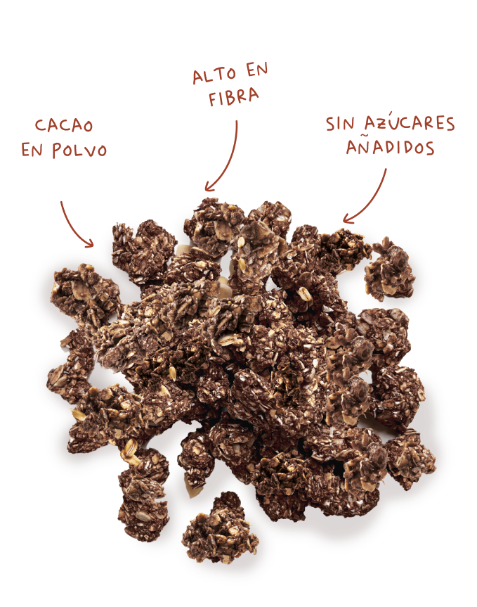 Granola sans sucre cacao-framboises - Del's cooking twist