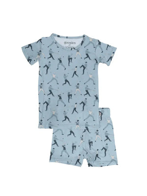 Baseball Pj Set - Aspen Bleu