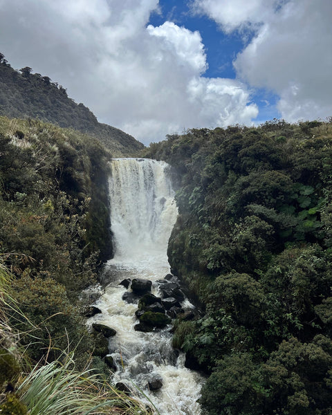 Bedón Puracé Waterfall