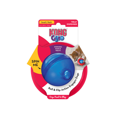 KONG Spin It Treat Dispenser Toy Green/Blue LG (DD)