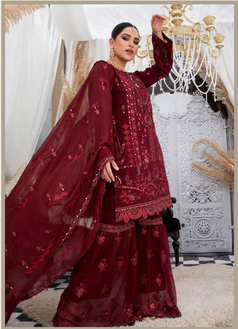 Fancy gharara suit for eid collection 2024 outfit ideas