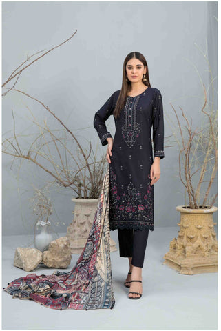 3 PC STITCHED COLLECTION BY TAWAKKAL FANCY EMBROIDERED STAPLE COLLECTION D-1126 | EID COLLECTION DRESSES IN UK