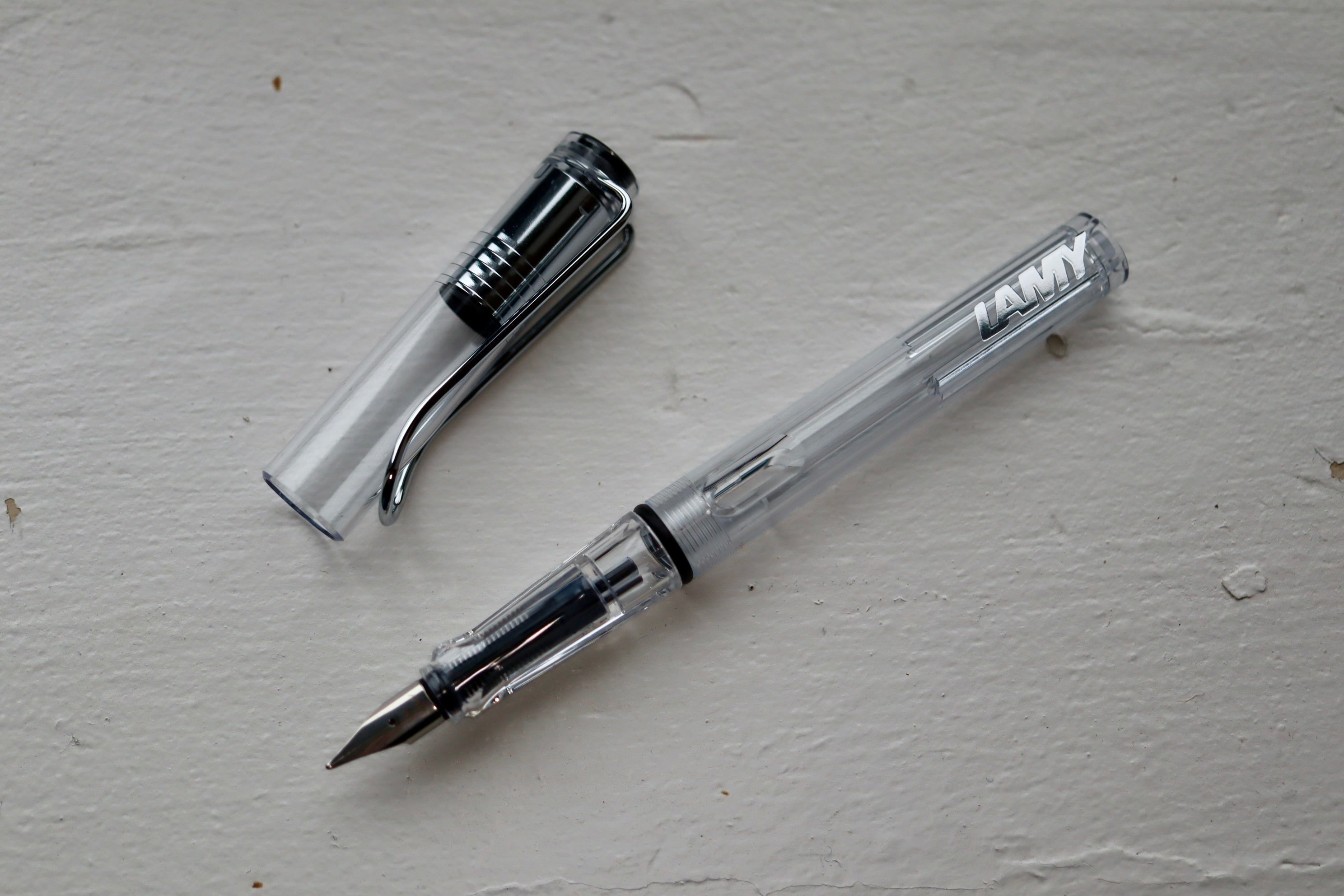 lamy vista clear fountain pen