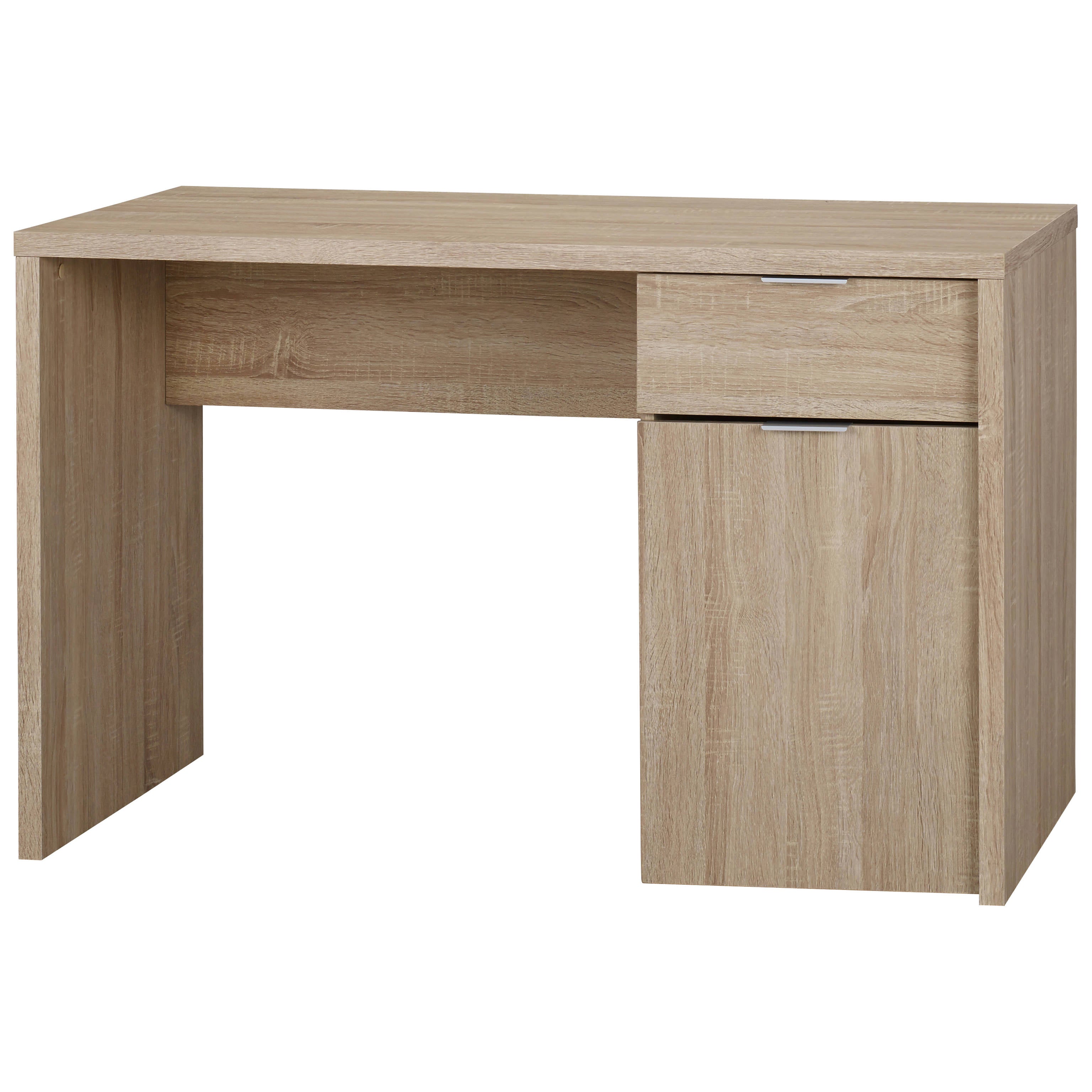 Oak Finish Study Computer Laptop Pc Desk Table Home Office