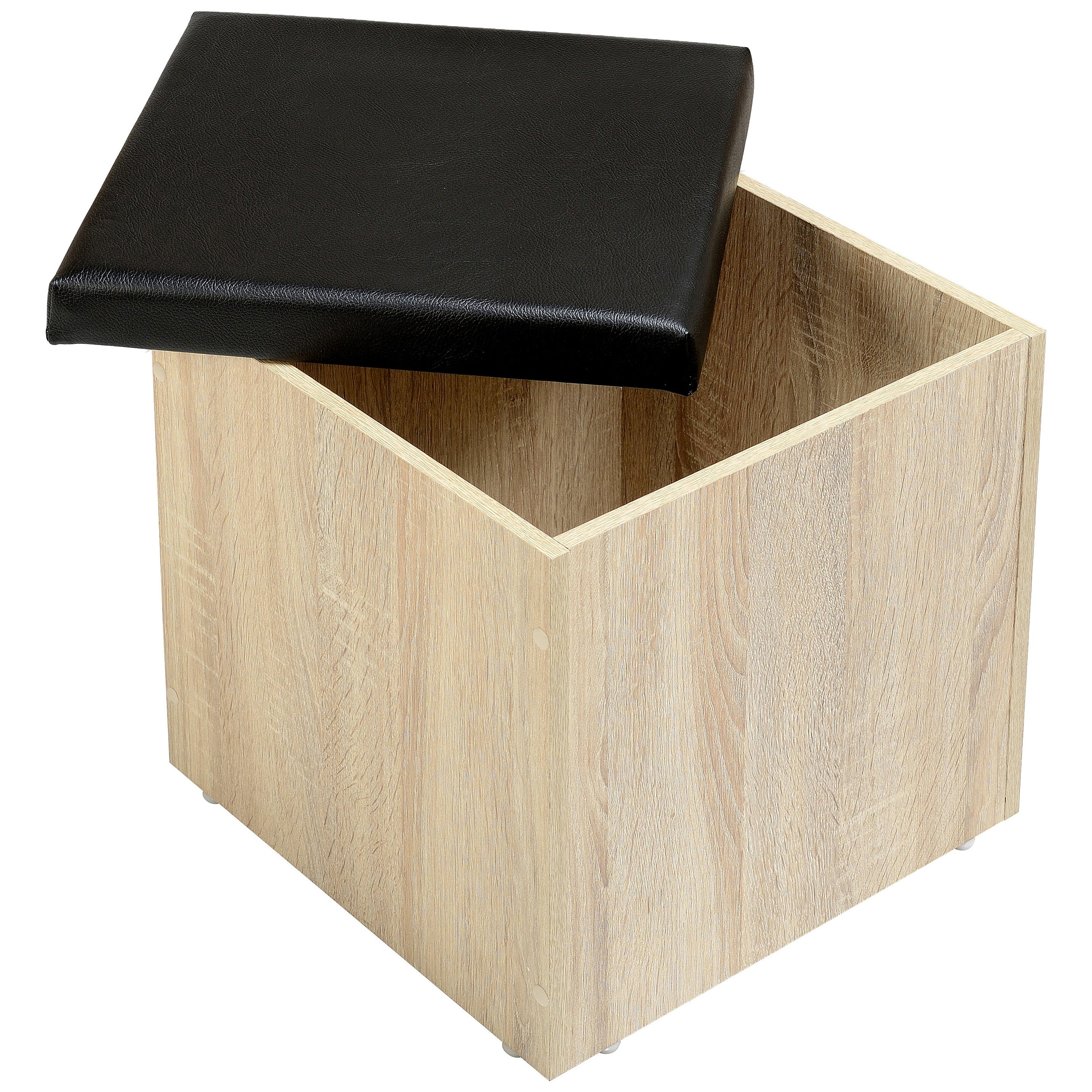 oak effect toy box