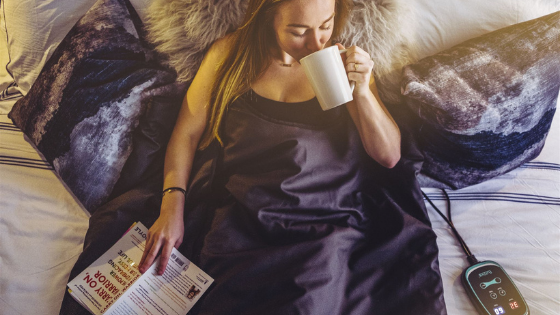 using an infrared sauna blanket