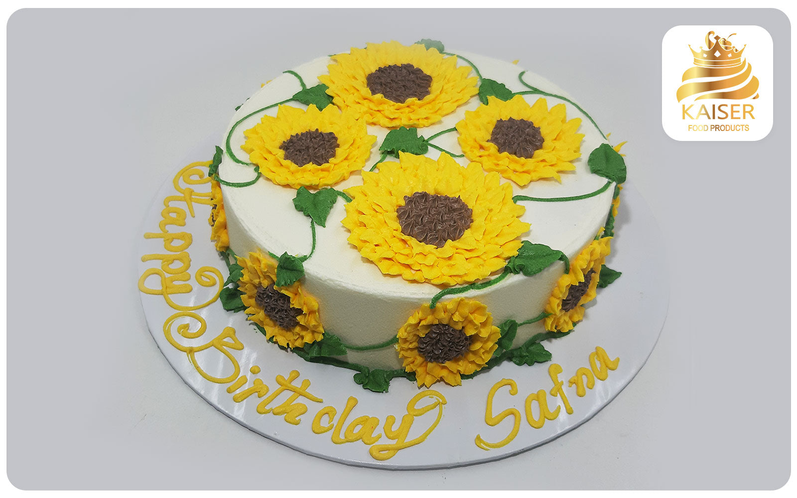 Buttercream Sunflower Cake 