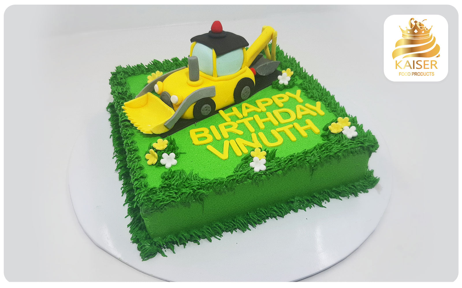 Kid's Birthday Special - Bulldozer Cake Design