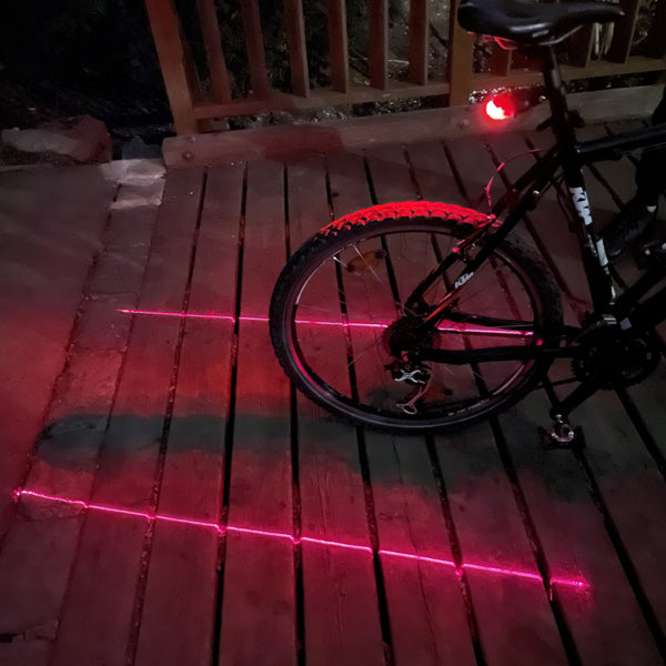 laser bike lane light