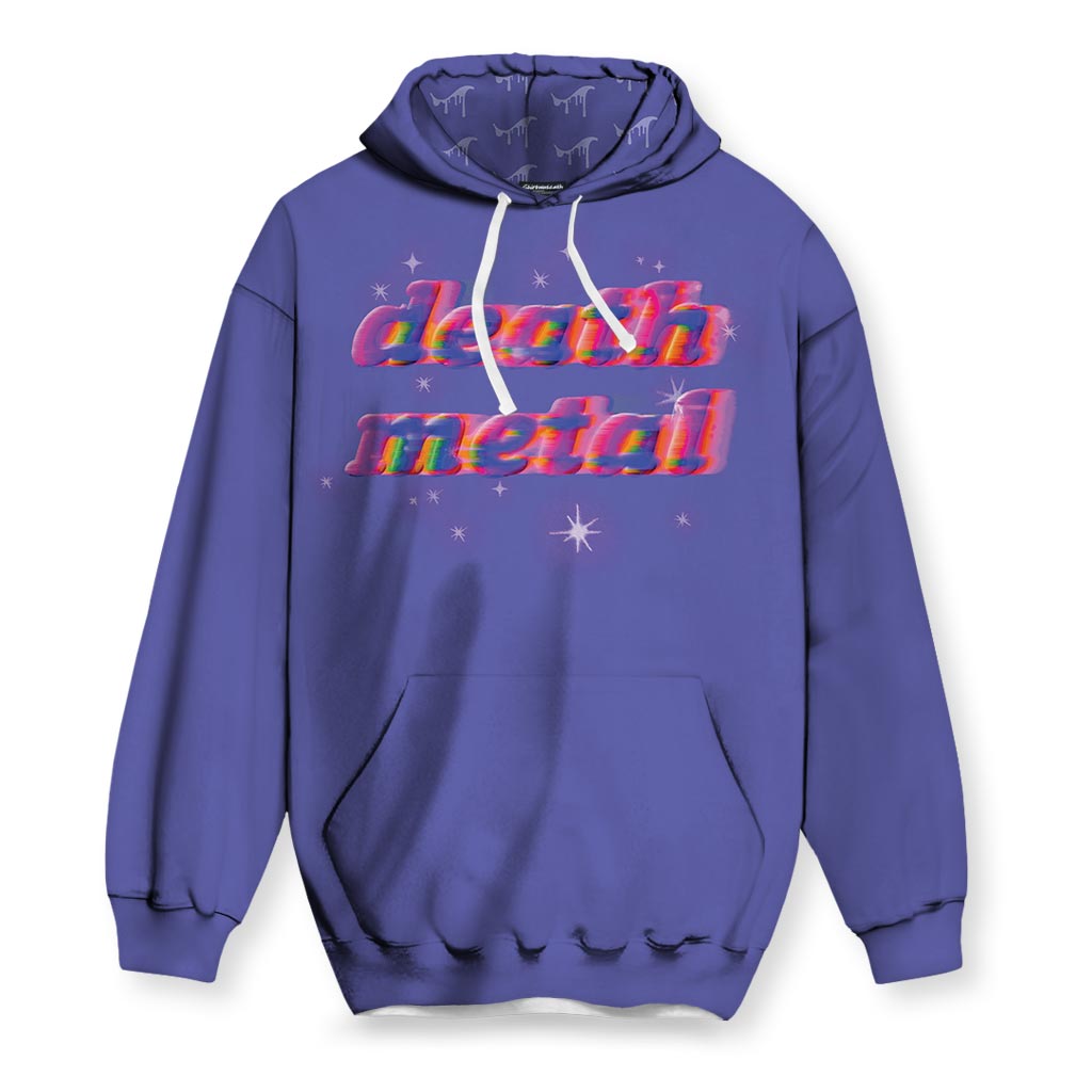 death metal font hoodie