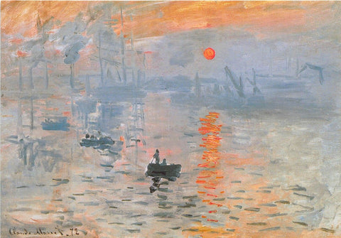 Impression, Soleil Levant; 1872 Claude Monet
