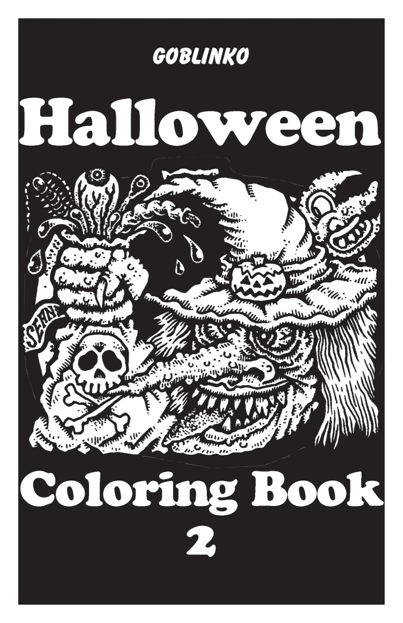Halloween Coloring Book 2 – GOBLINKO
