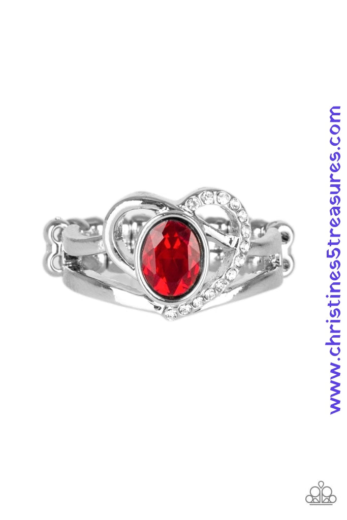 No HEART-Strings Attached - Red Ring ❤️ Paparazzi