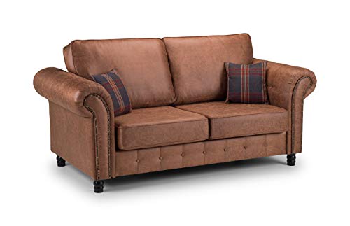 oakland faux leather sofa