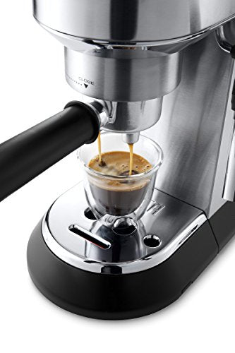 De'Longhi Dedica Style, Traditional Barista Pump Espresso Machine, Coffee and Cappuccino Maker, EC685M, Metal