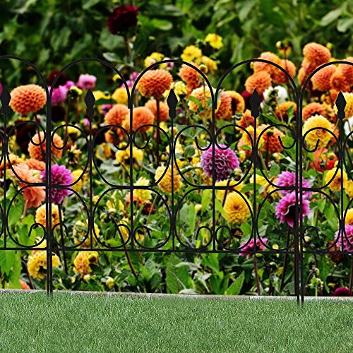 Amagabeli Decorative Garden Fence 32in x 10ft Outdoor