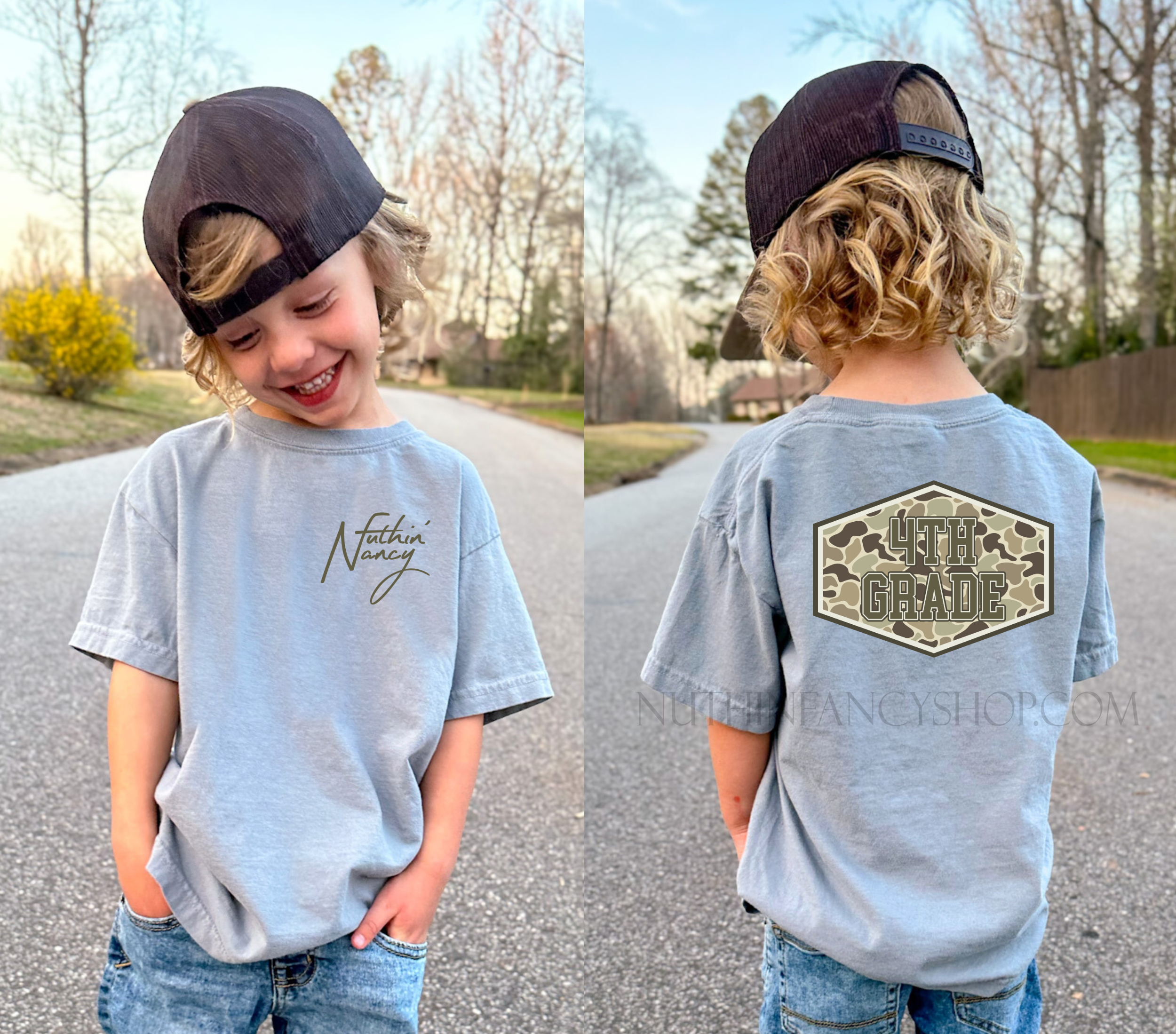 4th Grade Camo Patch Grade Set