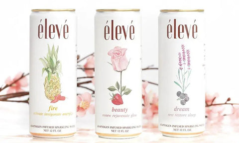 all 3 flavors of eleve sparkling water