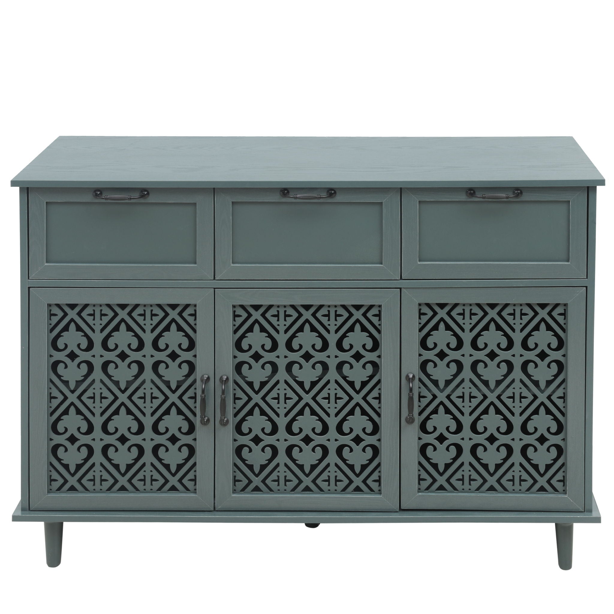 Stylish 3-Door 3-Drawer Cabinet for Sophisticated Storage
