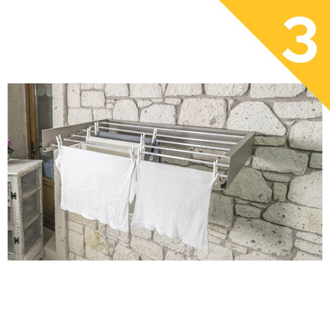 portable clothesline steps to install herralum