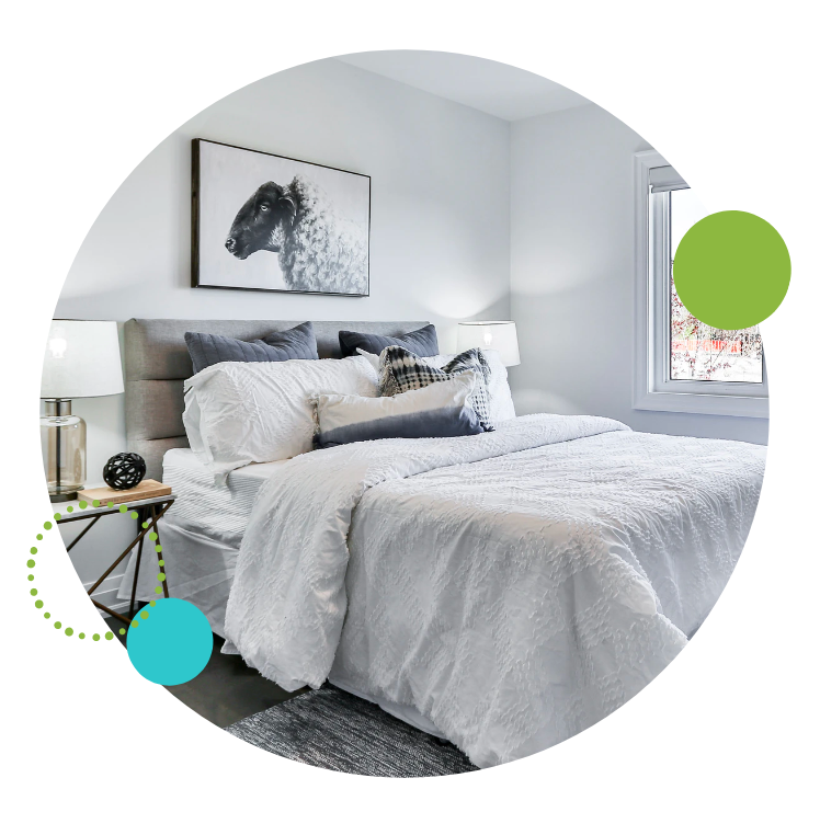 CleanBiotics Reduces
Dust & Allergens | Clean Bedroom