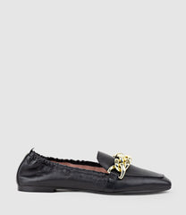 GIANI Loafer with Chain in Black