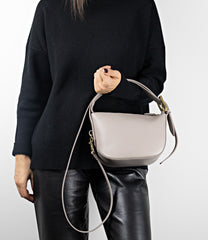 NEDIVA Buckle Bag in Taupe - Edward Meller