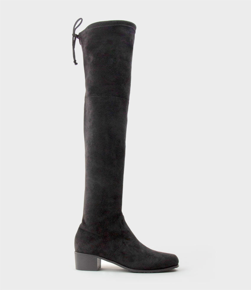 over the knee black boots dsw