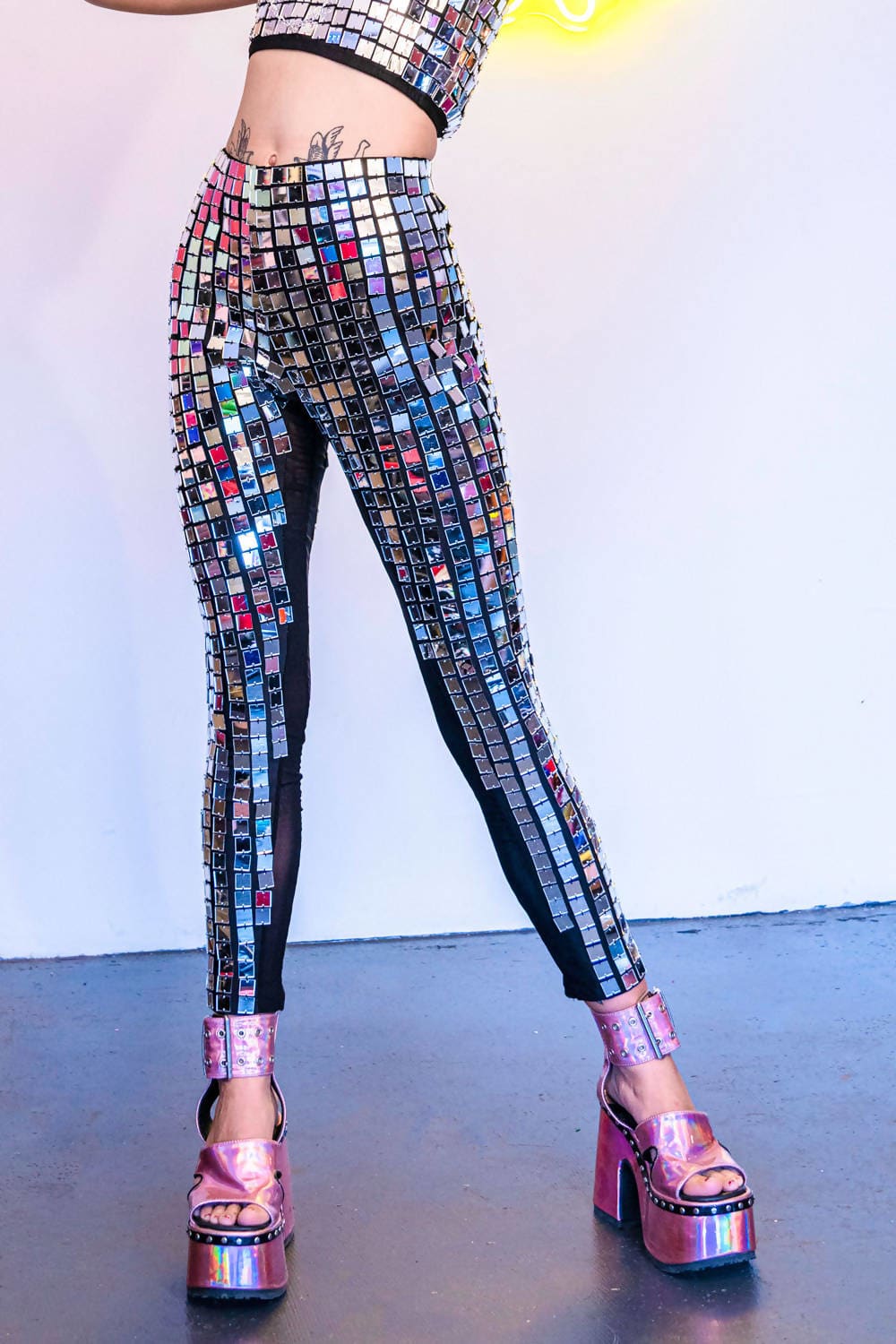 gemeenschap combinatie mobiel Mirror Mirror legging van Daisy Shock | Festival legging – FAC SHOP  Amsterdam