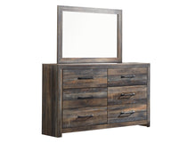 Load image into Gallery viewer, Drystan Full Bookcase Bed with Mirrored Dresser
