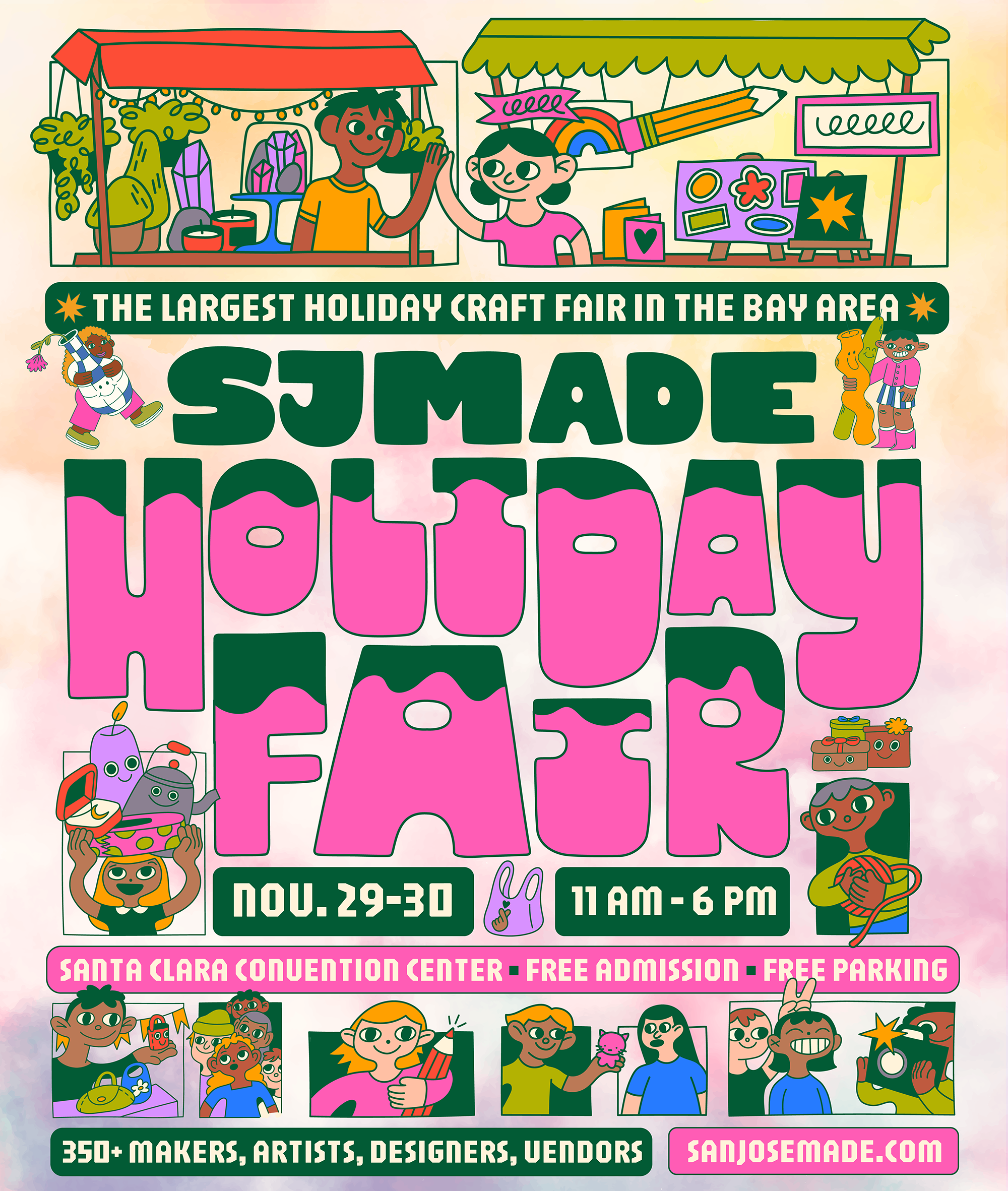 SJMADE Holiday Fair 2024 | Nov. 29-30 | Santa Clara Convention 