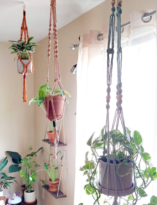 Create a Macreme Plant Hanger - A Workshop for Junior League of