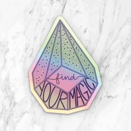 Emotional Support Water Bottle Sticker (Holographic) — San José Made