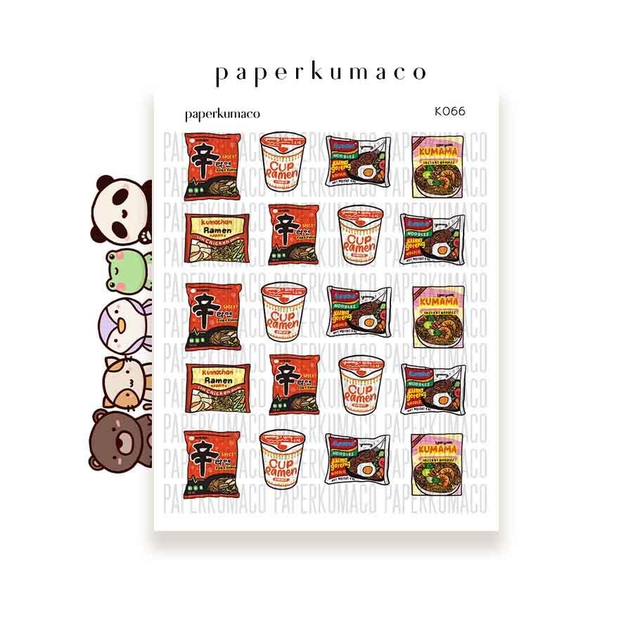 deed het Speciaal altijd Kawaii Ramen Food Stickers — San José Made