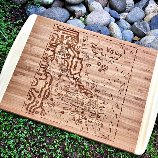 California Large Bamboo Cutting Board — San José Made