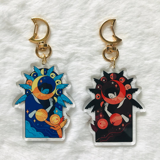Mother Moon Keychain Image 1