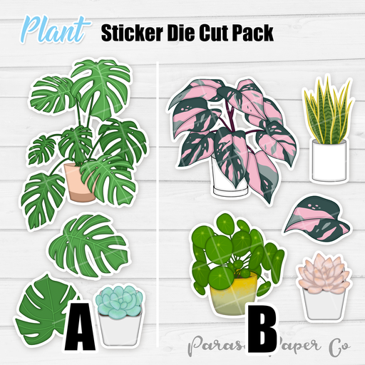 Plant Stickers Bundle-Quiet Lines Design
