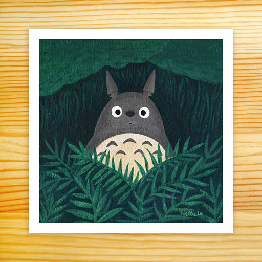 Totoro On The Moon Print — San José Made