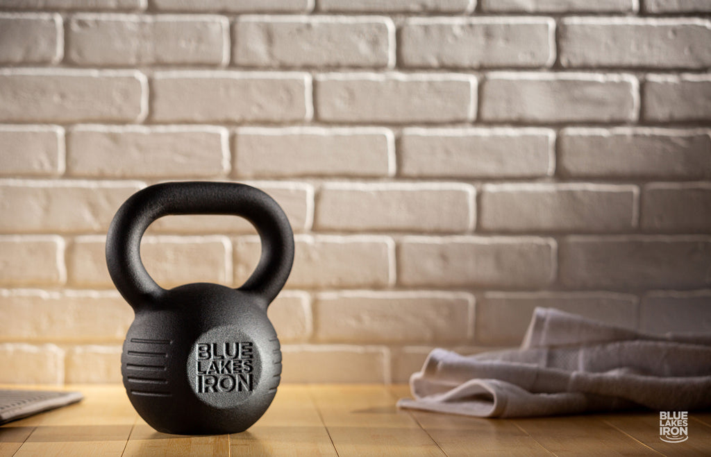 blue lakes iron kettlebell