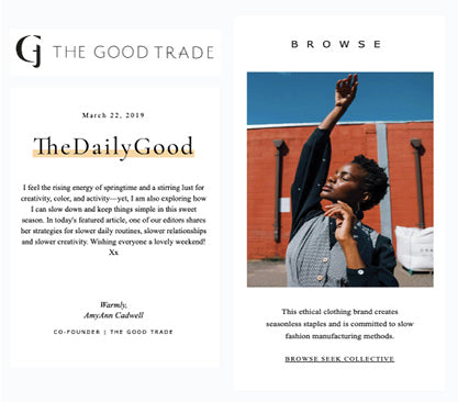 the good trade daily good seek collective