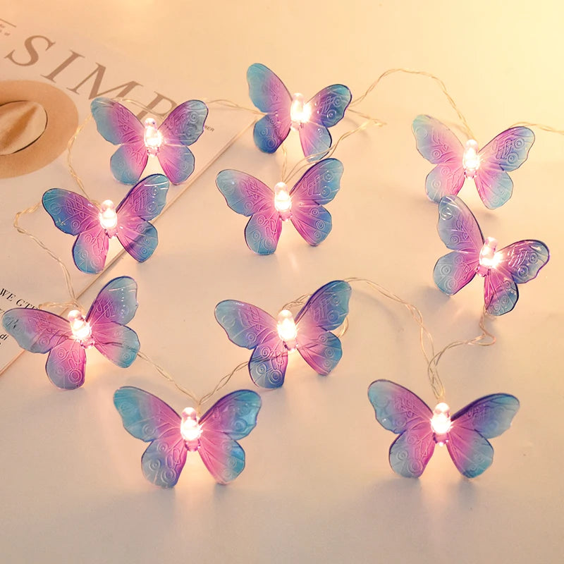 LED Butterfly Fairy String Lights
