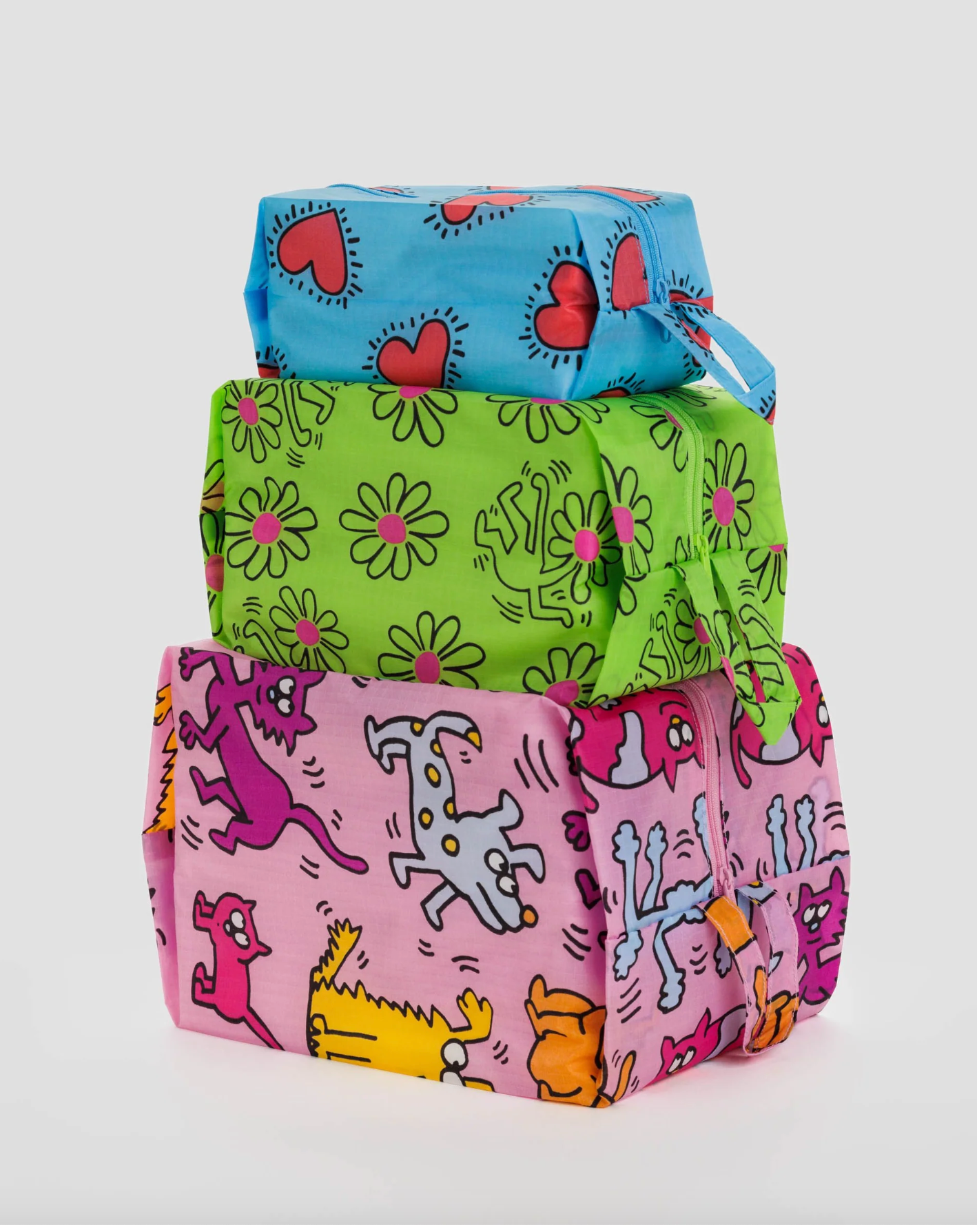 Baggu 3D Zip Set Keith Haring